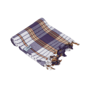 Chusta Hammam do sauny 80 x 170 cm fioletowa