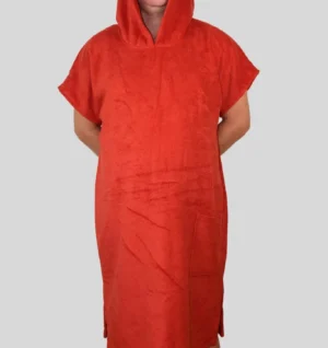 Ciemnopomarańczowe ponczo