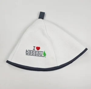 Czapka Bassau do sauny Biała