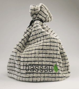 Szara w kratę Czapka do Sauny Bassau