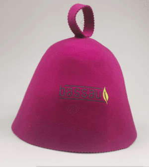 Czapka Bassau do sauny Fioletowa