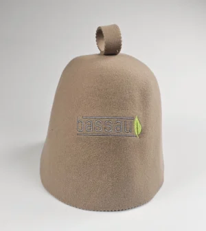 Czapka Bassau do sauny Jasny brąz