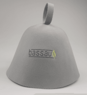 Czapka Bassau do sauny Szara