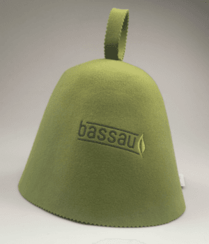 Czapka Bassau do sauny Zielona