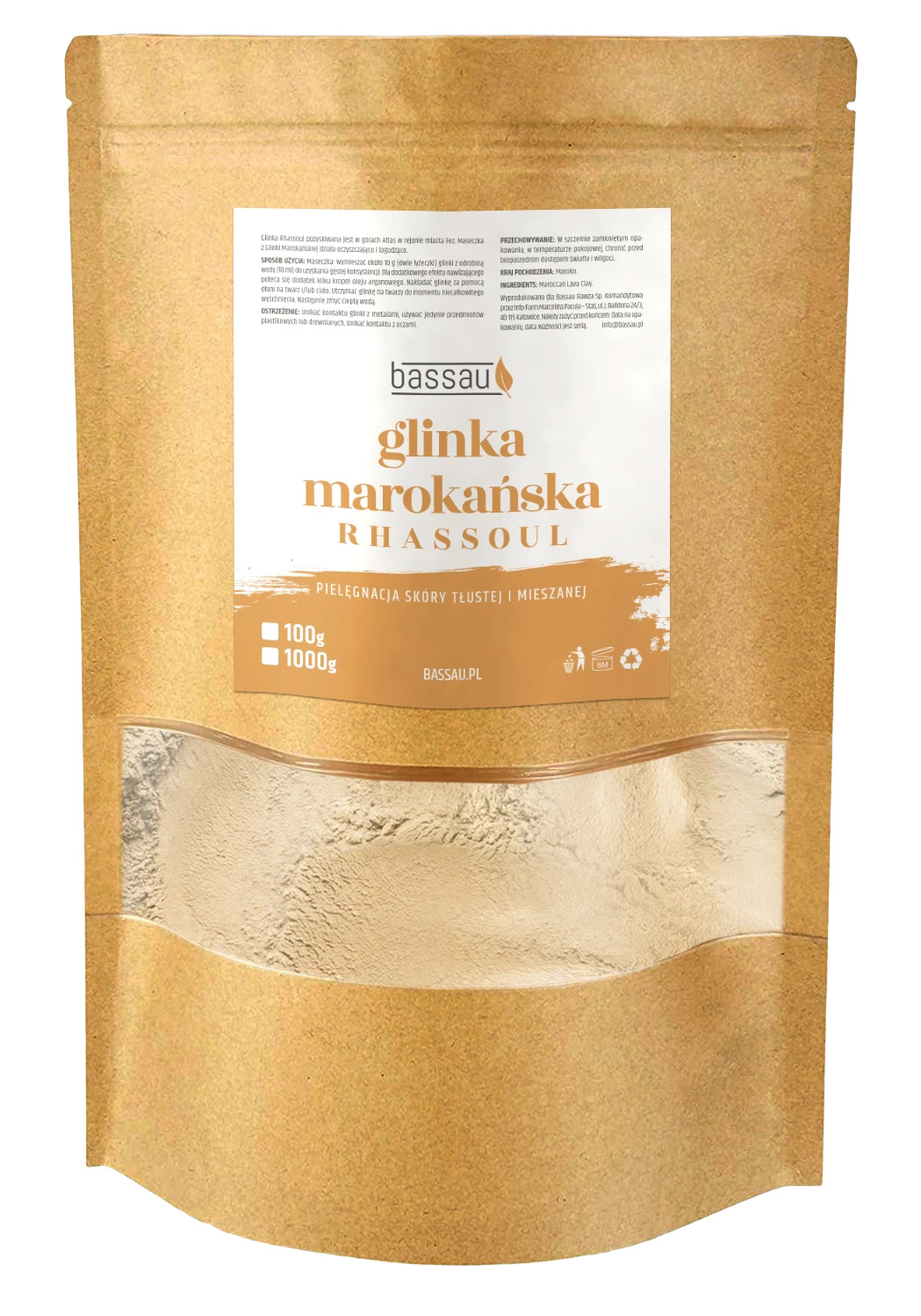 Glinka marokańska Rhassoul