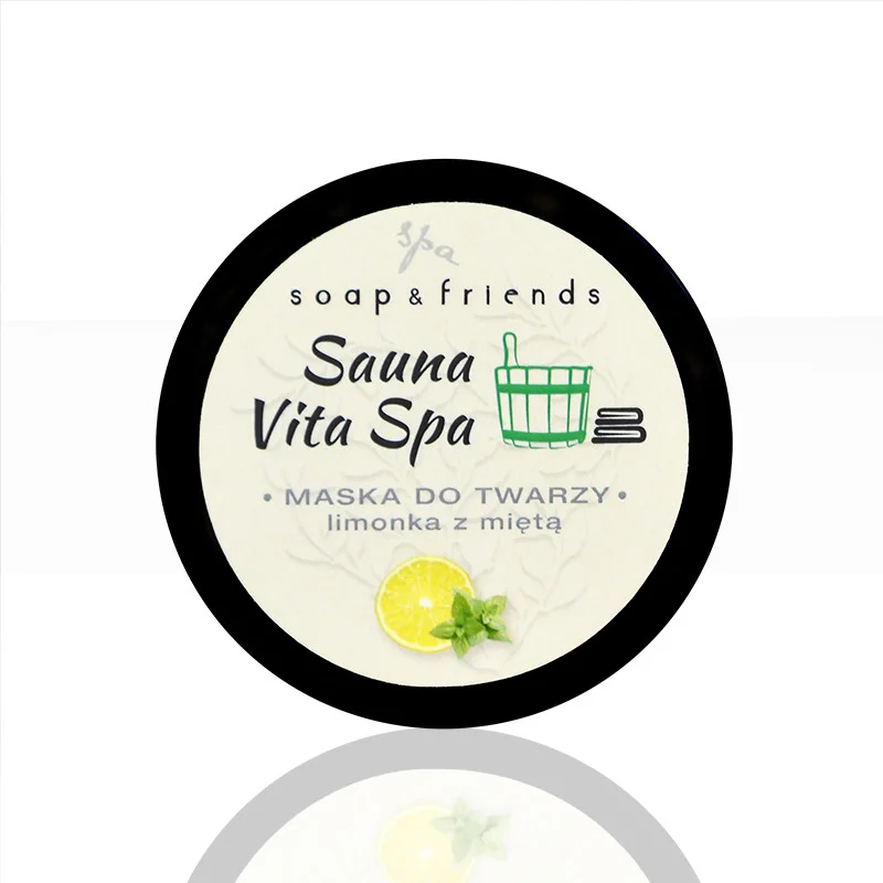 Maseczka Do Twarzy Limonka Z Miętą Sauna Vita Spa 50 Ml - obrazek 2